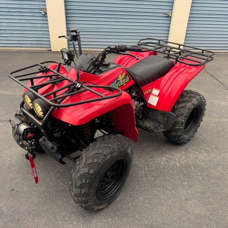 Yamaha Wolverine 350 4 X 4 Snow Plow