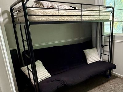 Twin loft bed with pull out full bed/couch