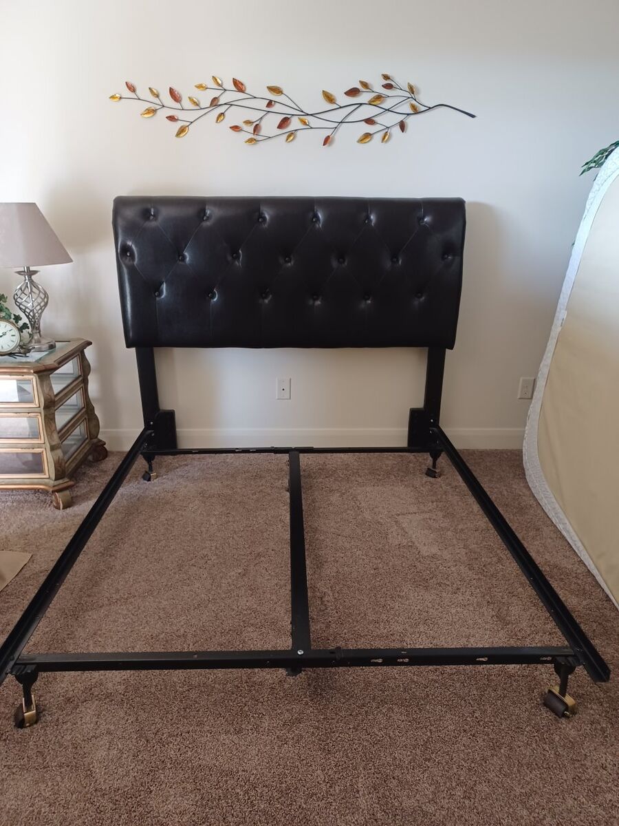 Queen headboard and frame