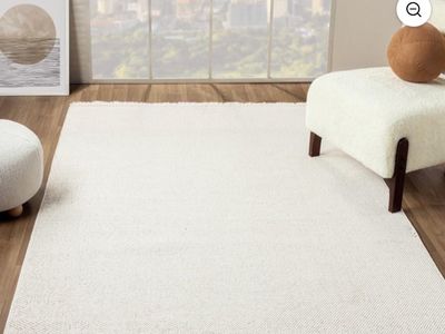 NEW Luxe Weavers 6' x 9' Solid Machine Woven Ceram Area Rug