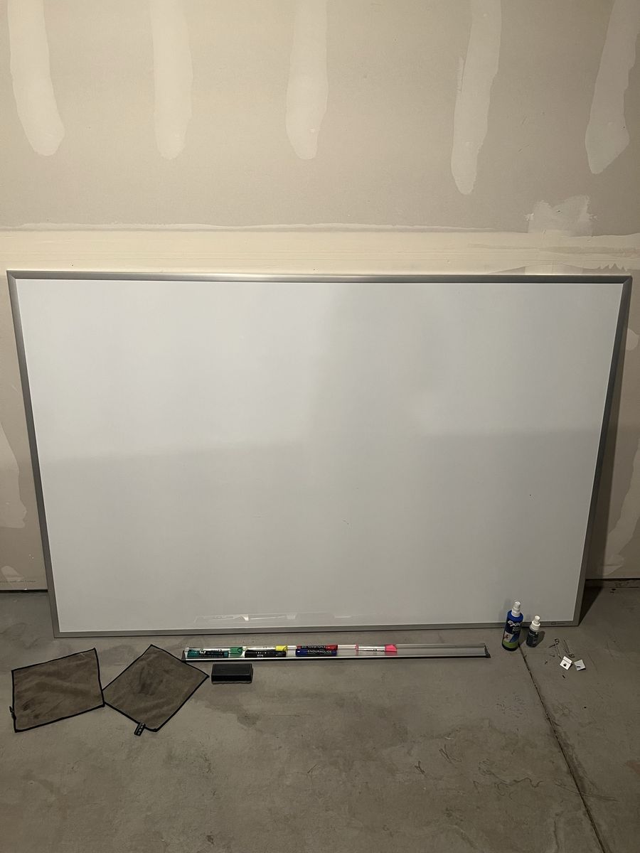 Quartet 6’ x 4’ Mounted White Board