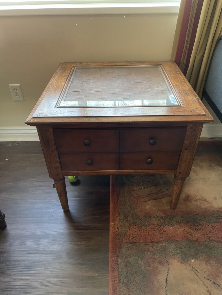 Wooden End Table