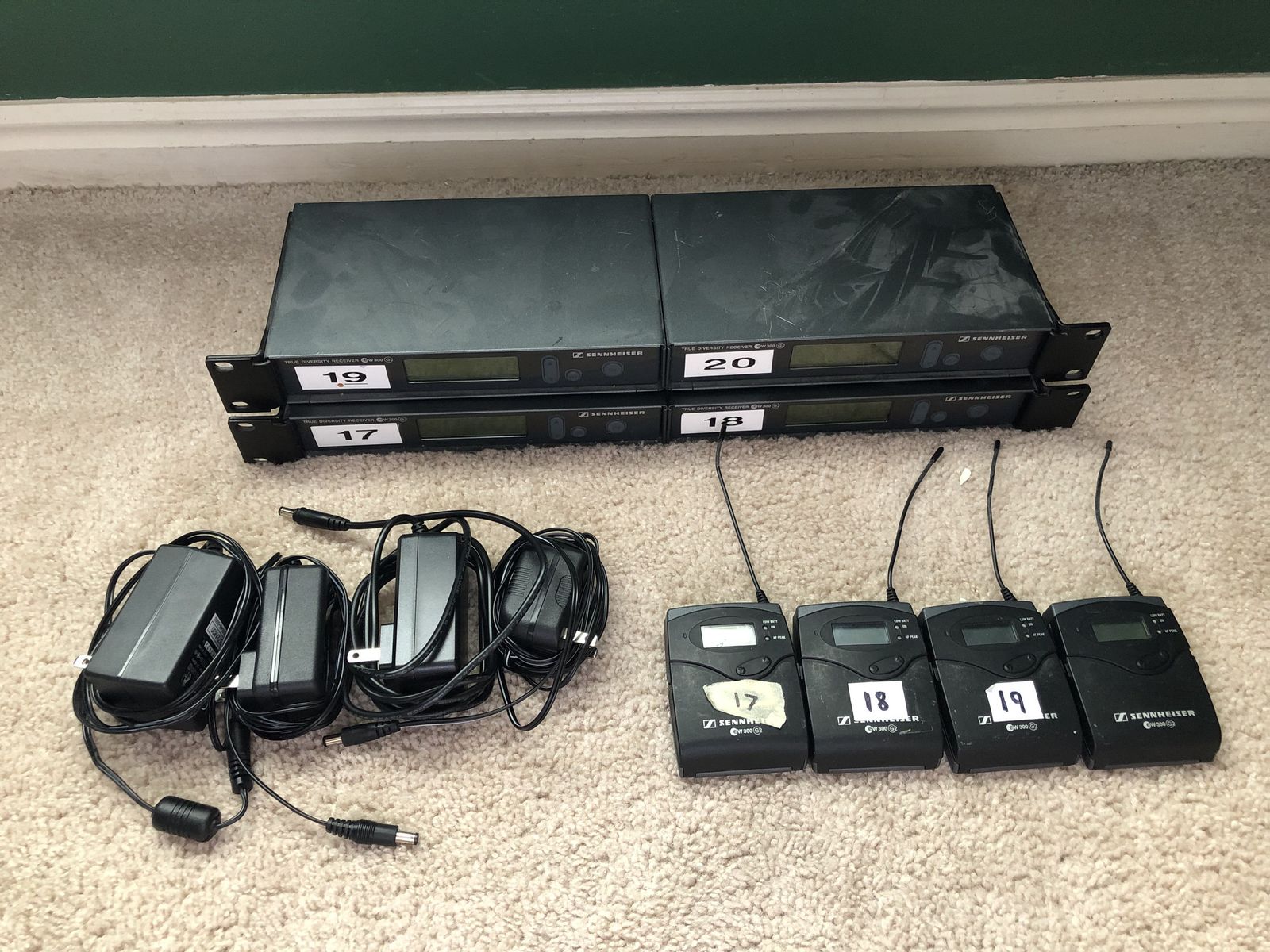 OBO Sennheiser EM 300 G2 Wireless Receivers and Mic Packs- 518-554 MHz