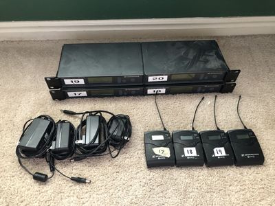OBO Sennheiser EM 300 G2 Wireless Receivers and Mic Packs- 518-554 MHz