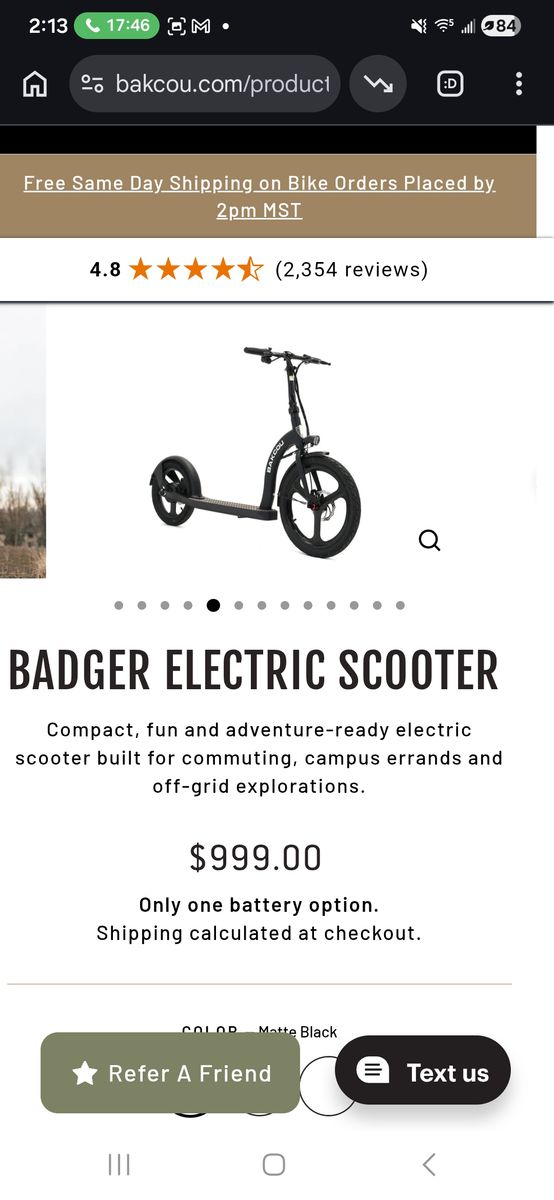 Badger Electric Scooter