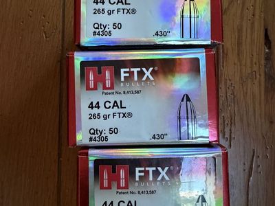 44 cal 265gr FTX