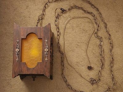 Vintage Hanging Chain Swag Light