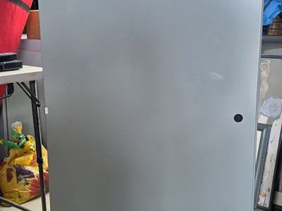 Large Gray Metal Electrical Enclosure Cabinet
