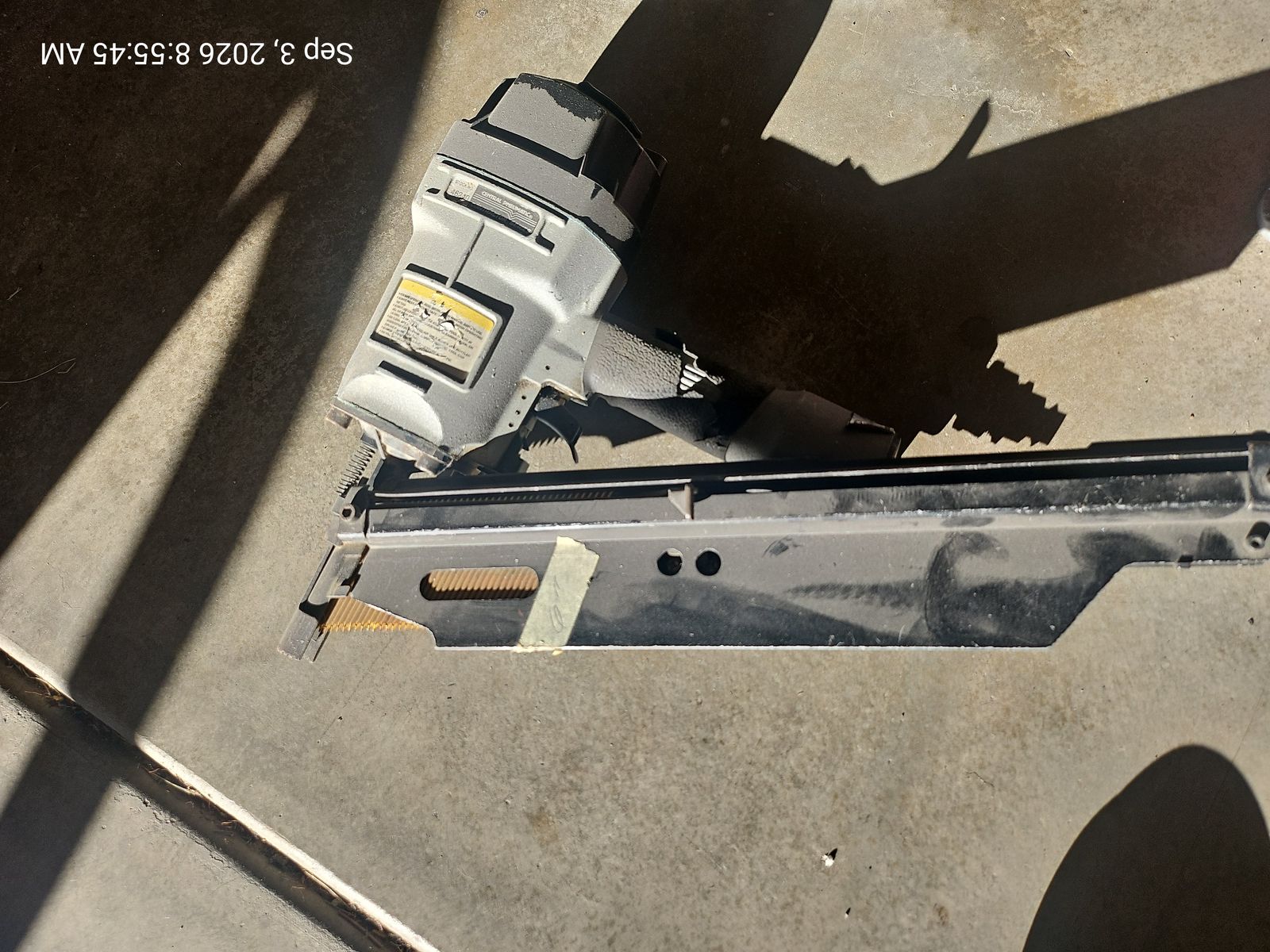 Used Central Pneumatic Contractor Series Framing Nailer (Model 46240)
