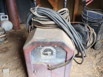 Lincoln Electric AC-225-S Arc Welder - Used, Reliable Stick Welder with Cables