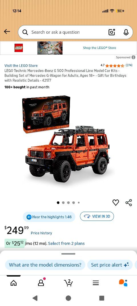 new Lego technic interactive jeep