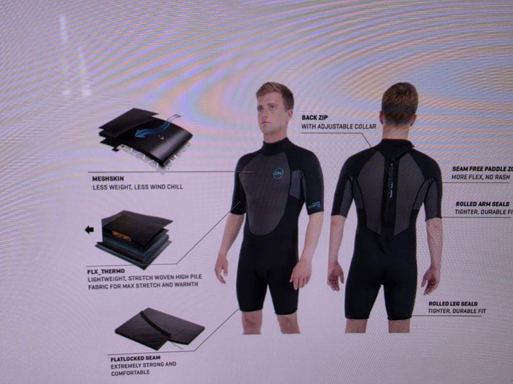 DAKINE Men's Quantum Back Zip Shorty Wetsuit 2/2mm - Size XL, New with Tags