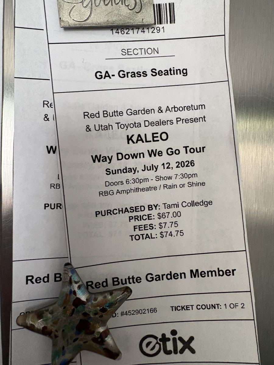 Kaleo concert at Red Butte