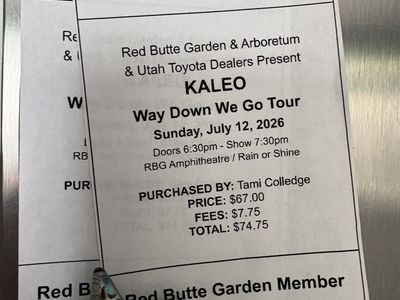 Kaleo concert at Red Butte
