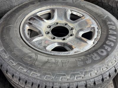 Used Transformer AT2 Tires and Chrome Wheels - Set of 4