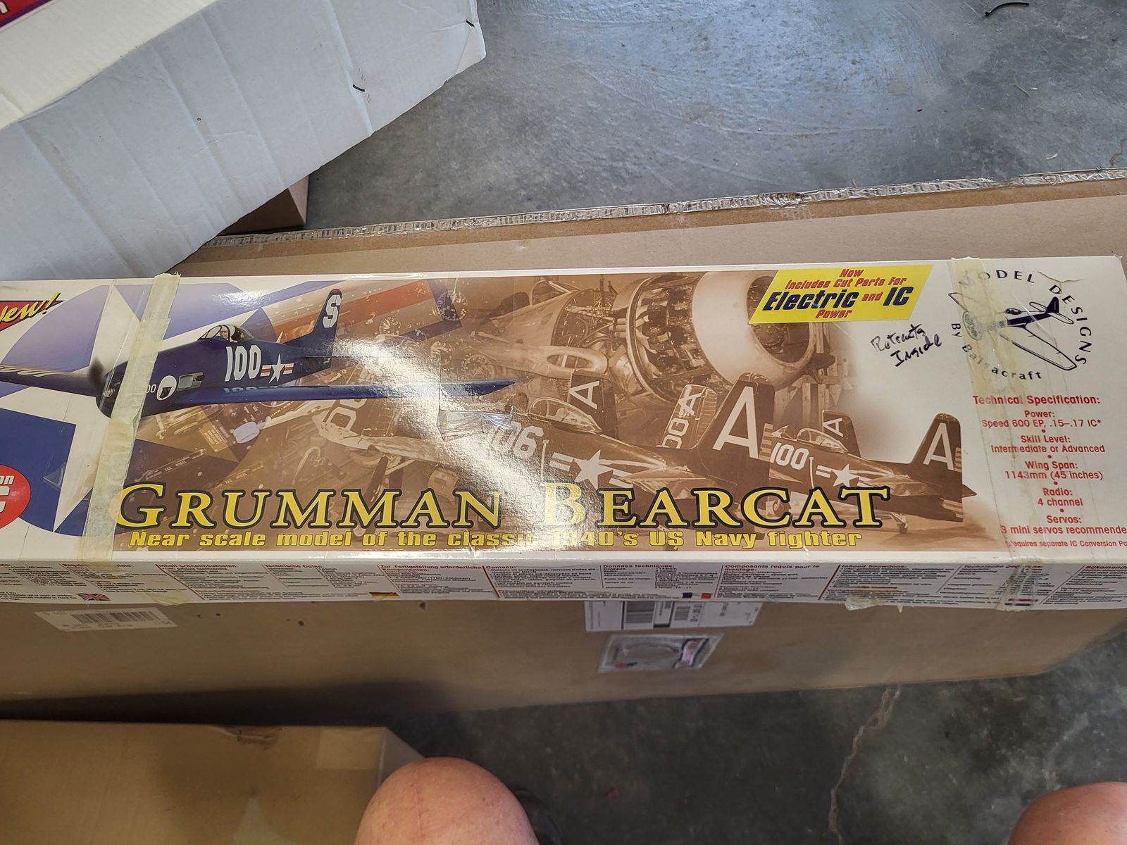 Grumman Bearcat wood kit