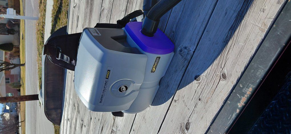 cleaning janitorial service shopvac backpack