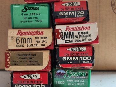 Misc 6mm bullets