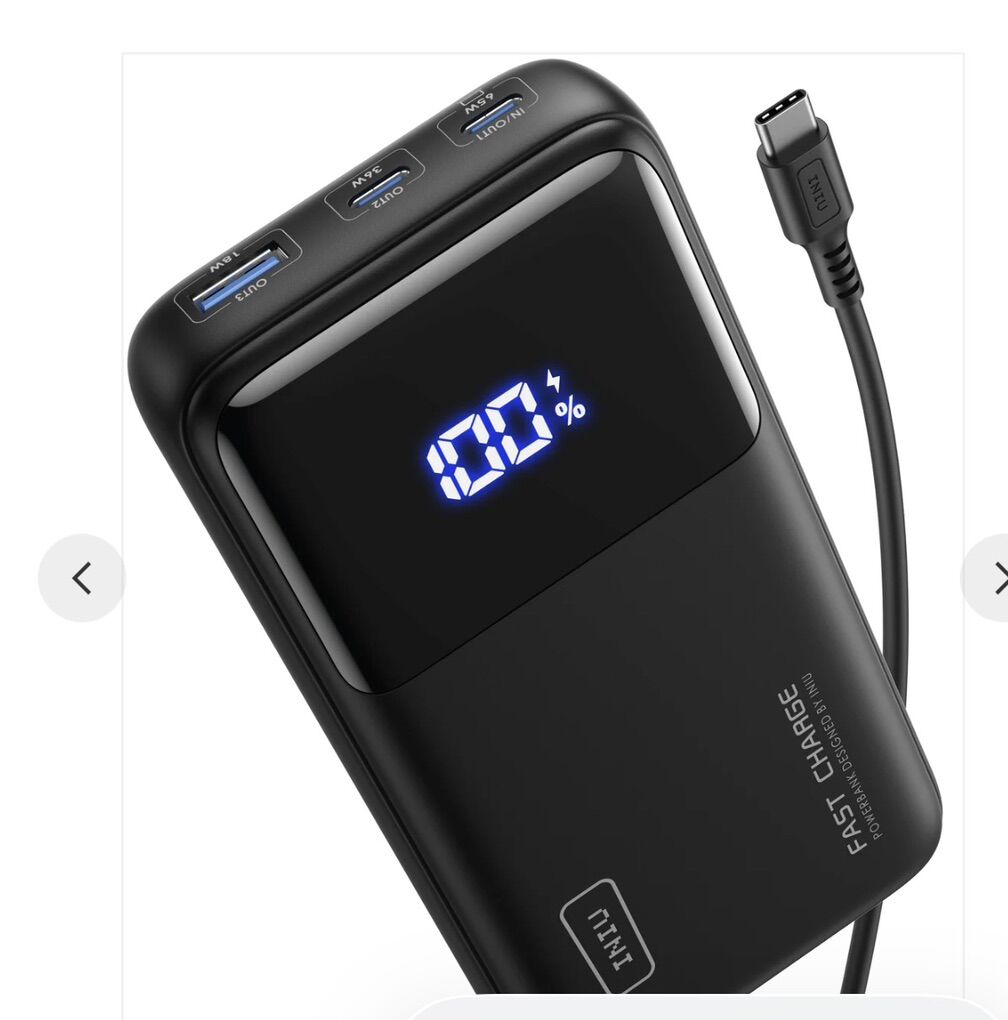 power Bank INIU 65W Fast NEW Phone Laptop