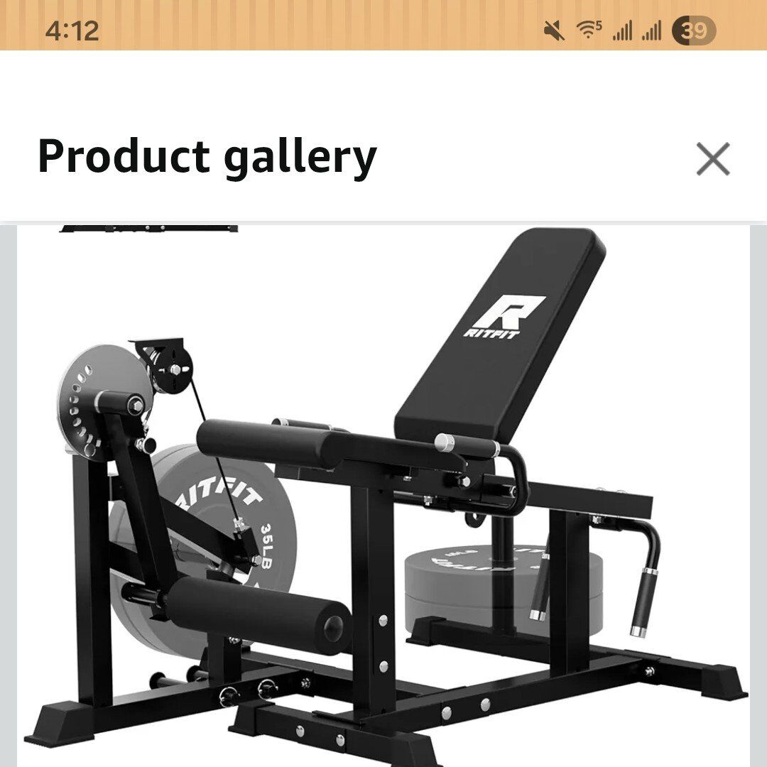 leg curl machine ritfit new in box