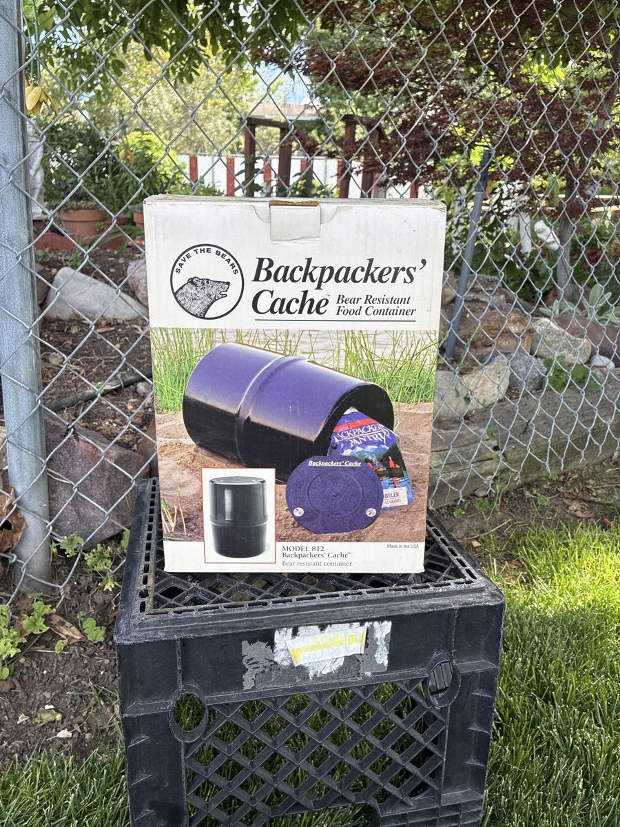 Backpackers' Cache Model 812 Bear Resistant Food Canister