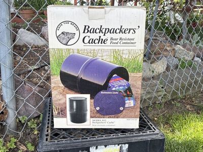 Backpackers' Cache Model 812 Bear Resistant Food Canister