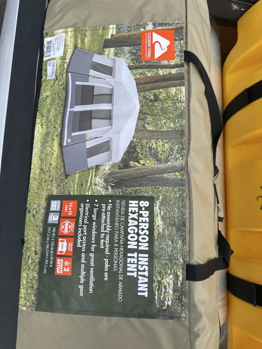 Ozark Trail 8-Person Instant Hexagon Tent 15x13