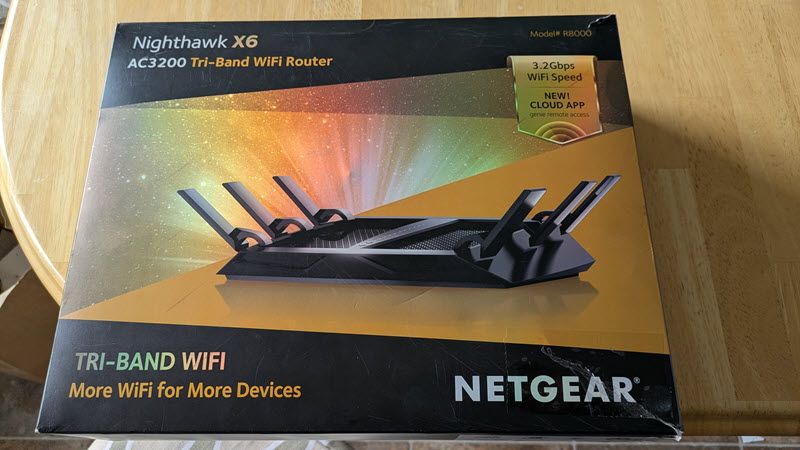 Netgear X6 Nighthawk R8000 wifi router