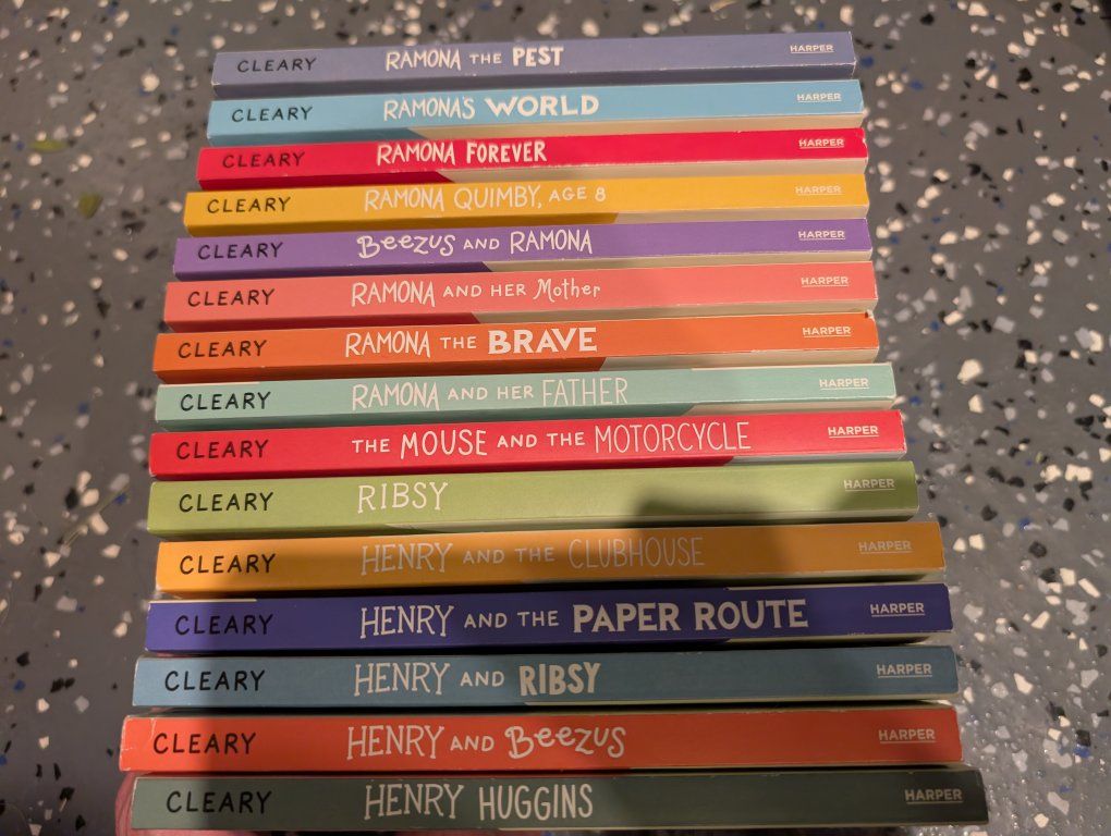39 Assorted Children's Chapter Books - Ramona Quimby, Minecraft, Trapped in a Video Game, The Never Girls
