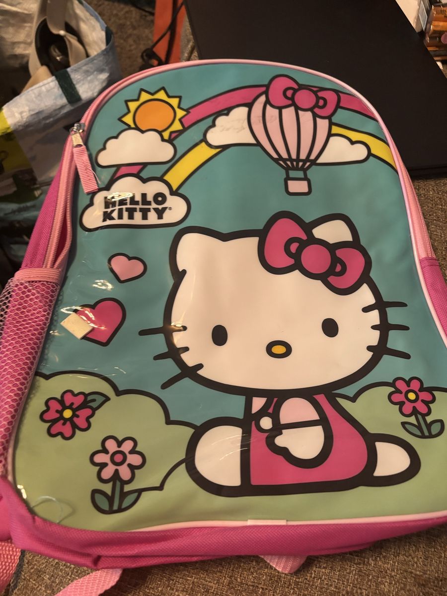 Brand new kids hello kitty backpack with tags