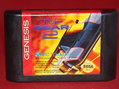 Top Gear 2 Sega Genesis Game