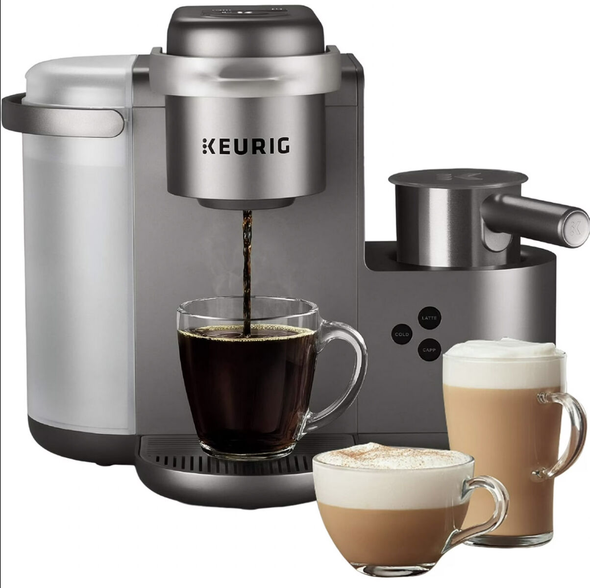 Keurig K-Cafe Special Edition Coffee, Latte & Cappuccino Maker - Nickel