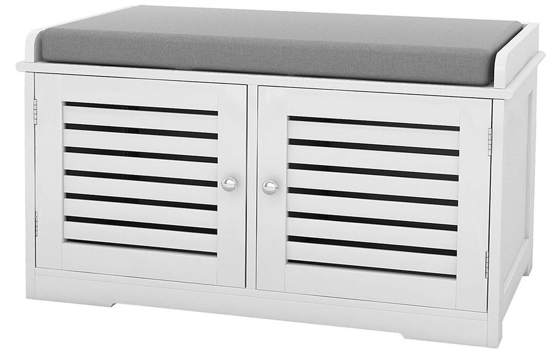 Shoe Storage Bench with Cushion