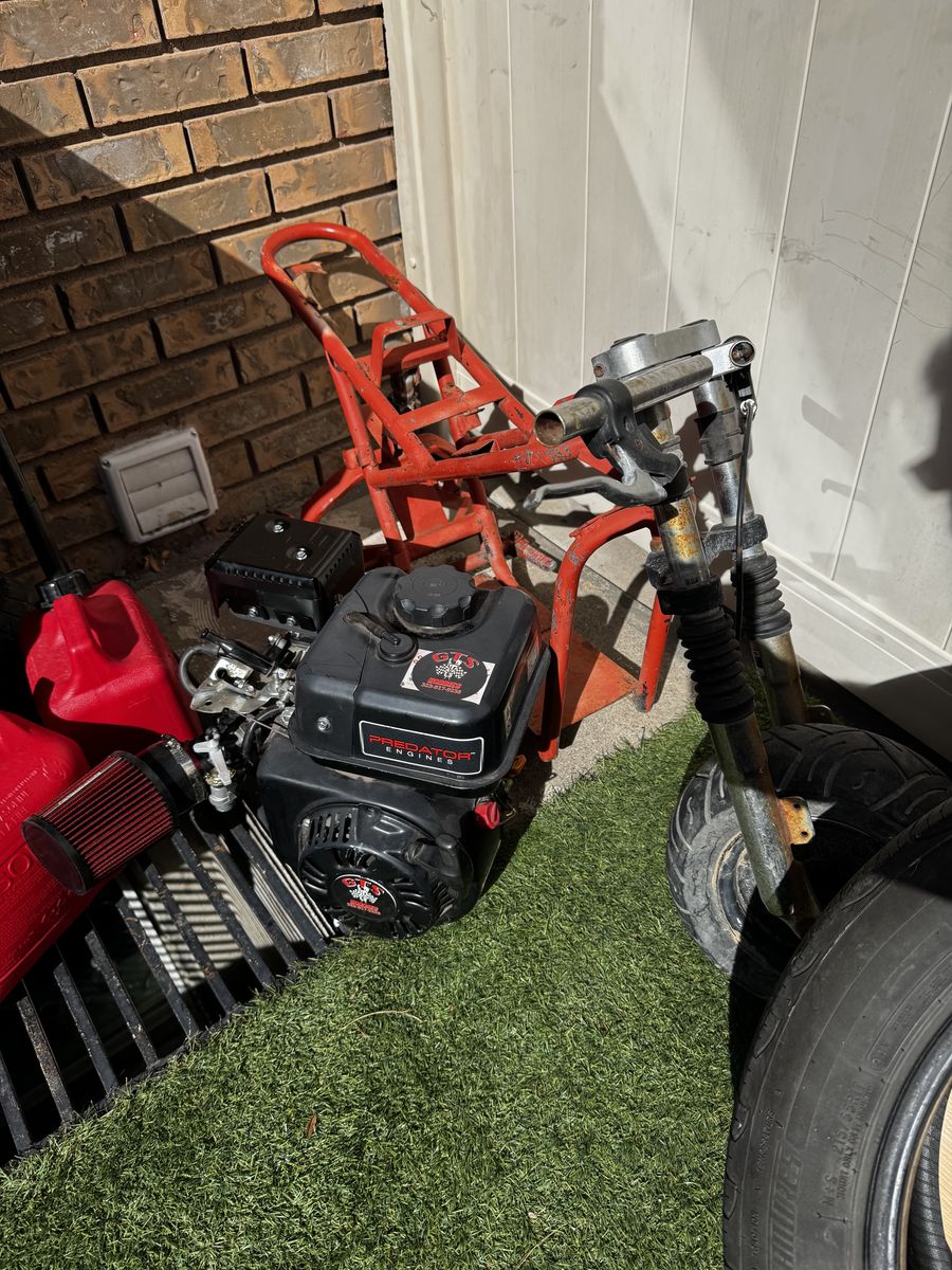 Mini Bike Frame And 212cc Engine