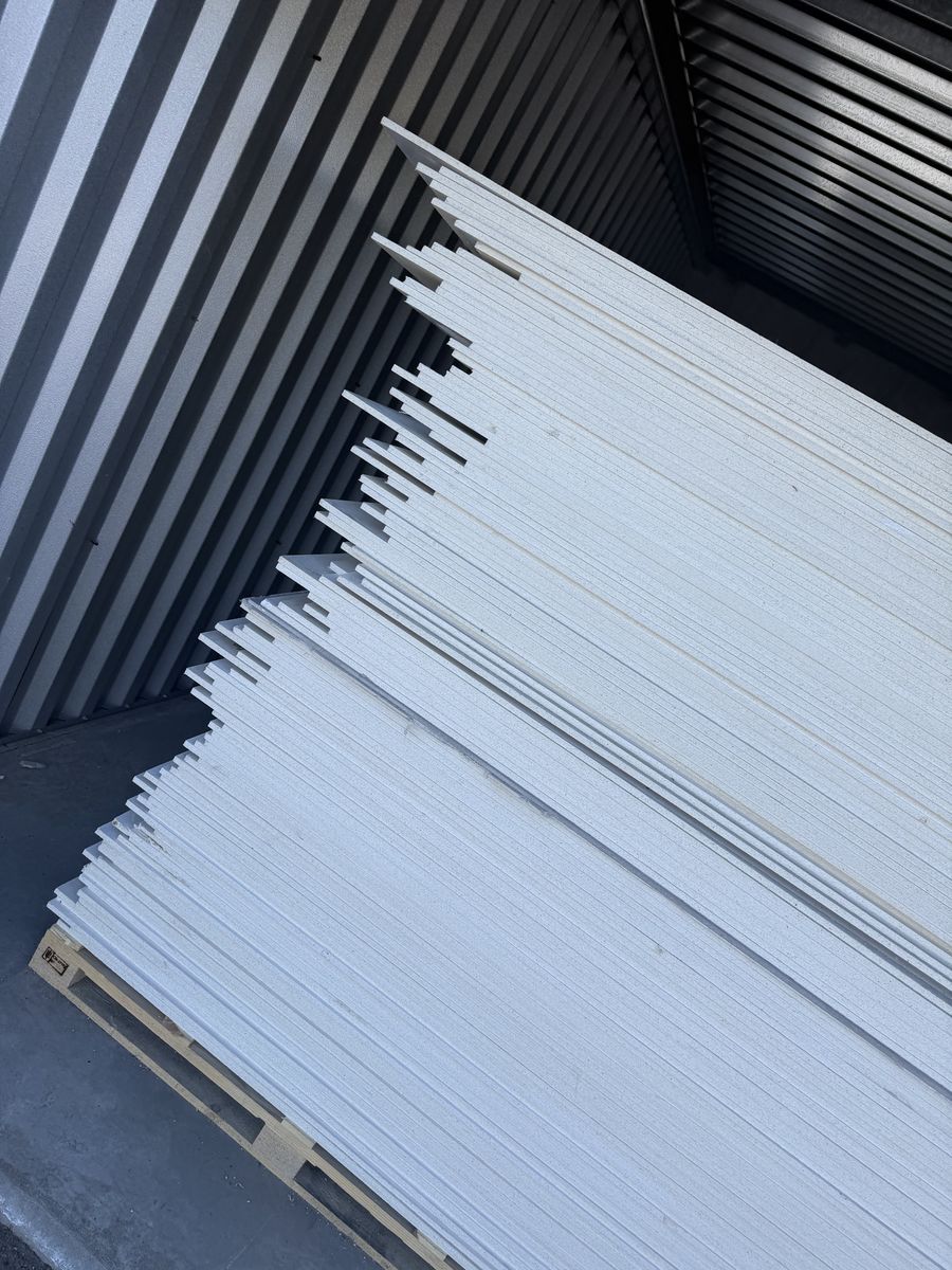 MEGABOARD Fire-Resistant Fiber Cement Boards - 8ft x 4ft x 1/2in - Pallet of 60 Sheets make me an offer!!