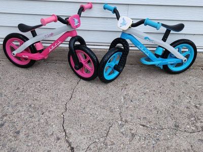 Chillafish balance bike, pink, blue
excel cond