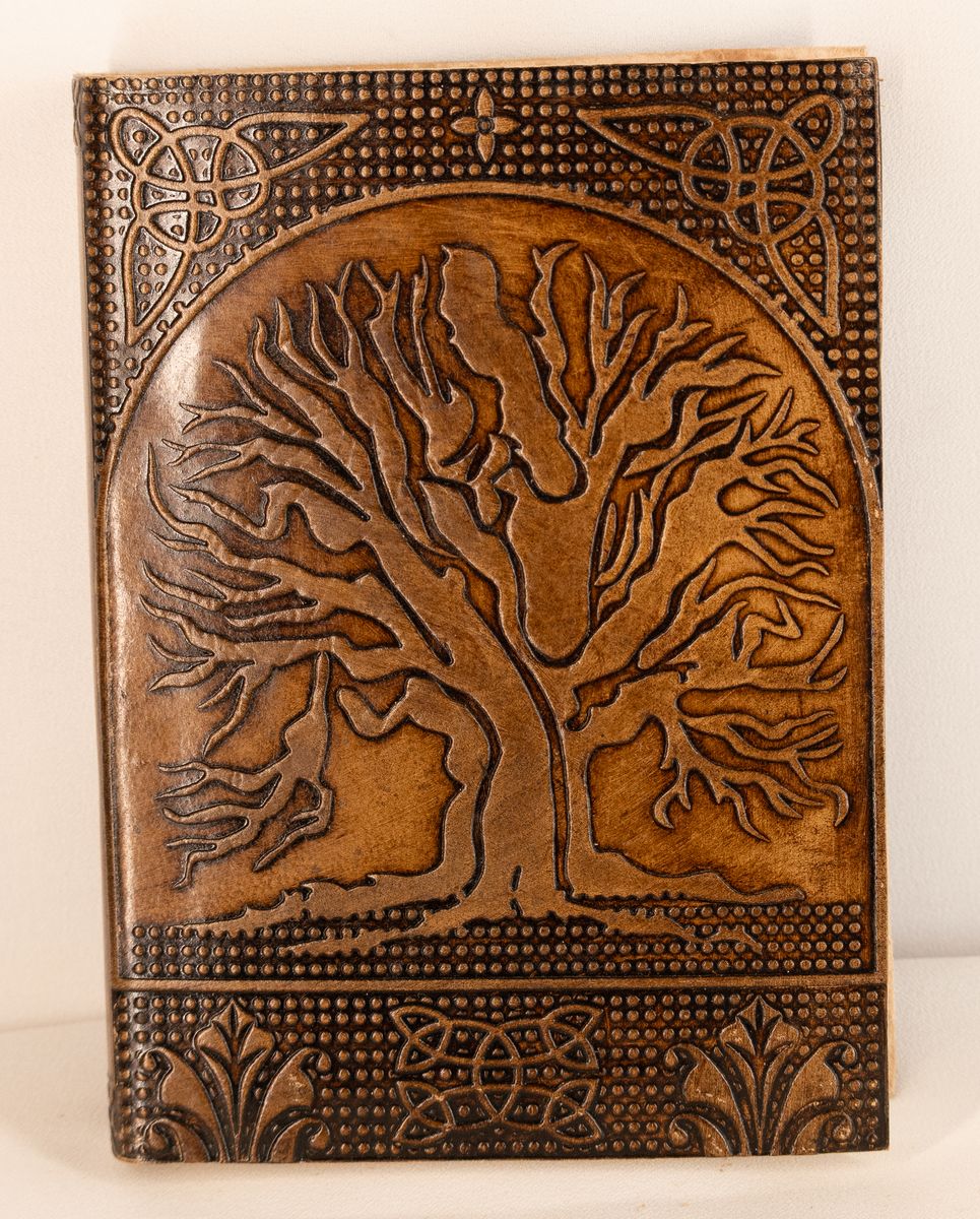 Vintage tree leather Journal