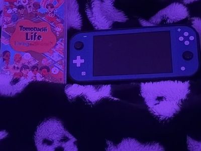 Nintendo Switch Lite Console with Tomodachi Life Game - Open to Trade And also Amazon Alexa Studio speakers brand new!