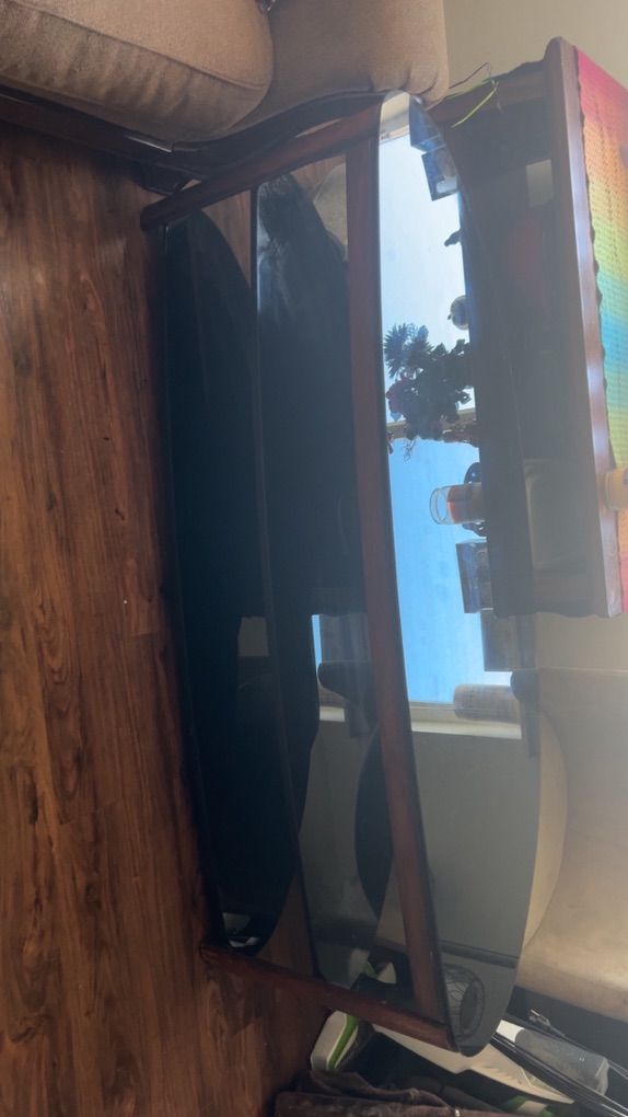 Tempered Glass Tv Stand