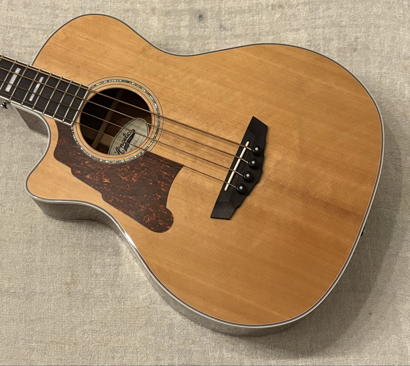 D’Angelico Acoustic Electric Bass LEFT HAND