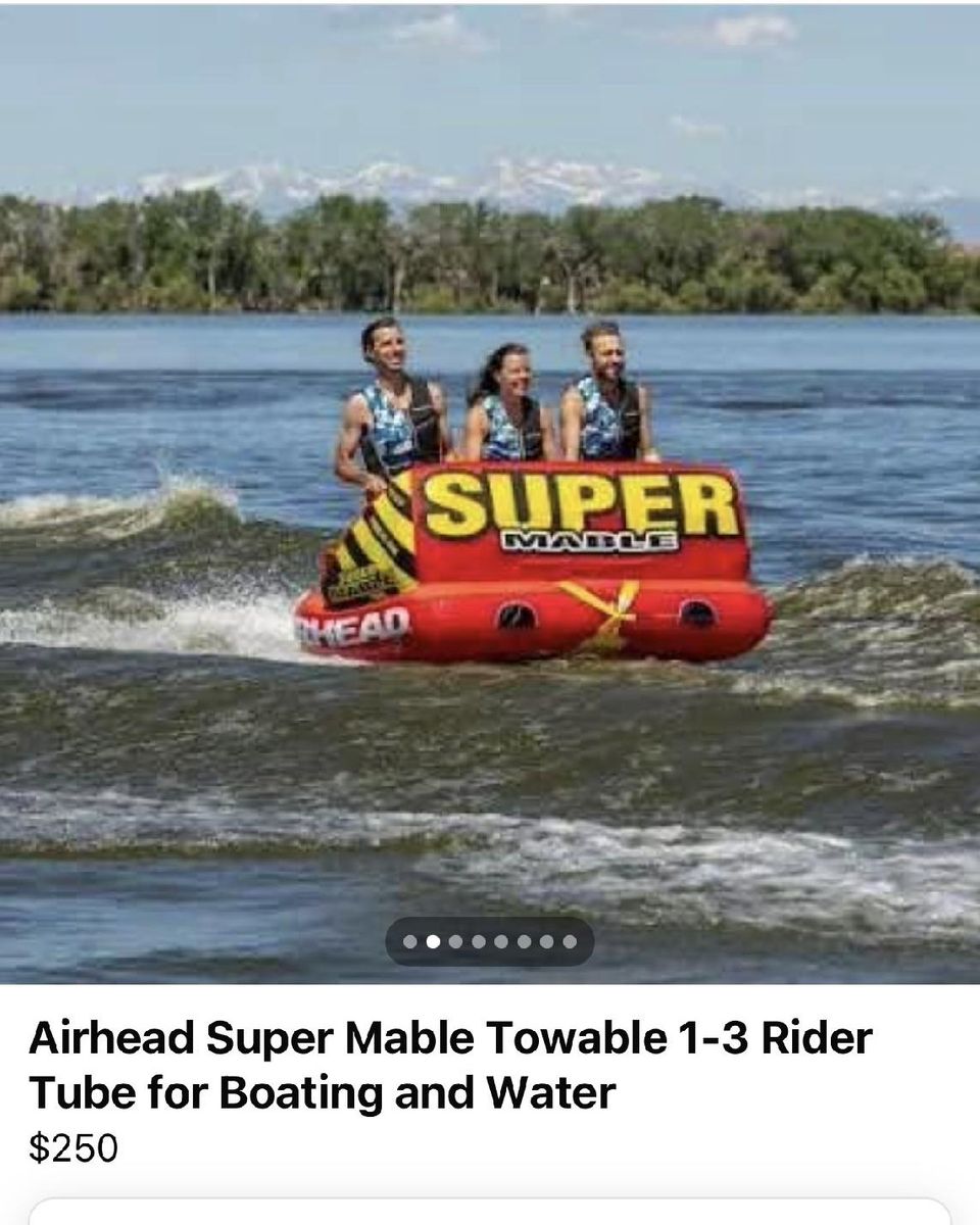 Airhead   Super   Marble   Towable  1-3 Riders