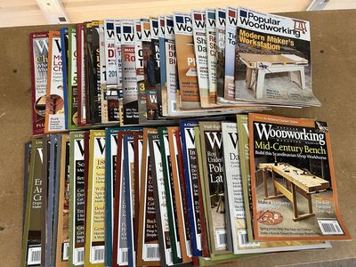 50 + Issues of Popular Woodworking Magazine