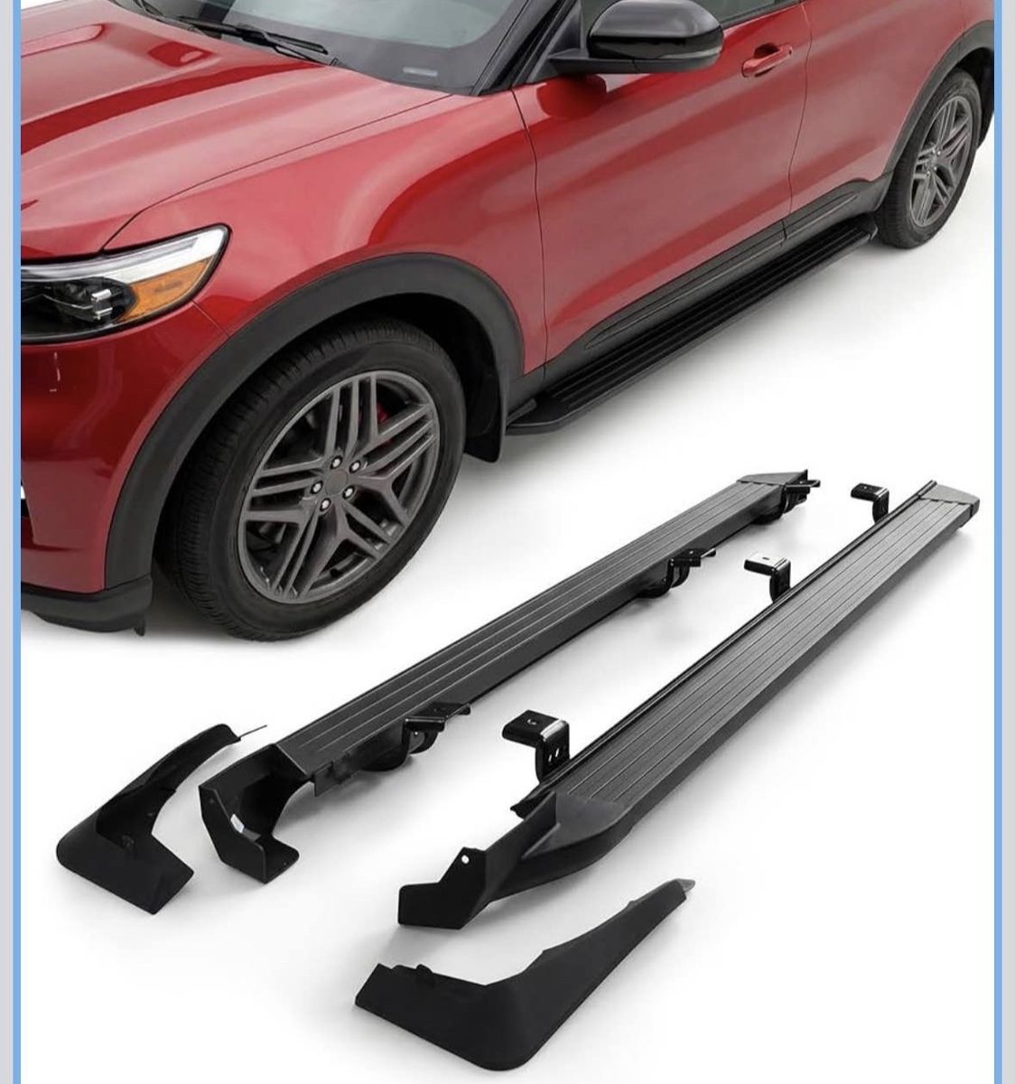 2020+ Ford Explorer Running Boards Side Steps Nerf Bars Complete Kit Easy Install - New!