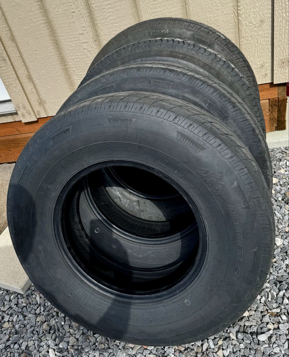 4 Rainier ST Trailer Tires 235/80-16