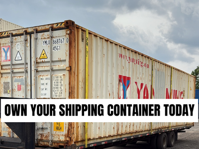 20' Used Shipping Container – Backyard Storage – Ready Today