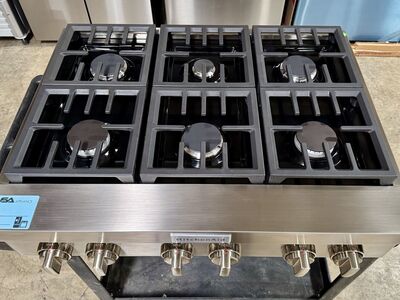 NEW KITCHENAID COMMERCIAL STYLE STAINLESS GAS RANGE