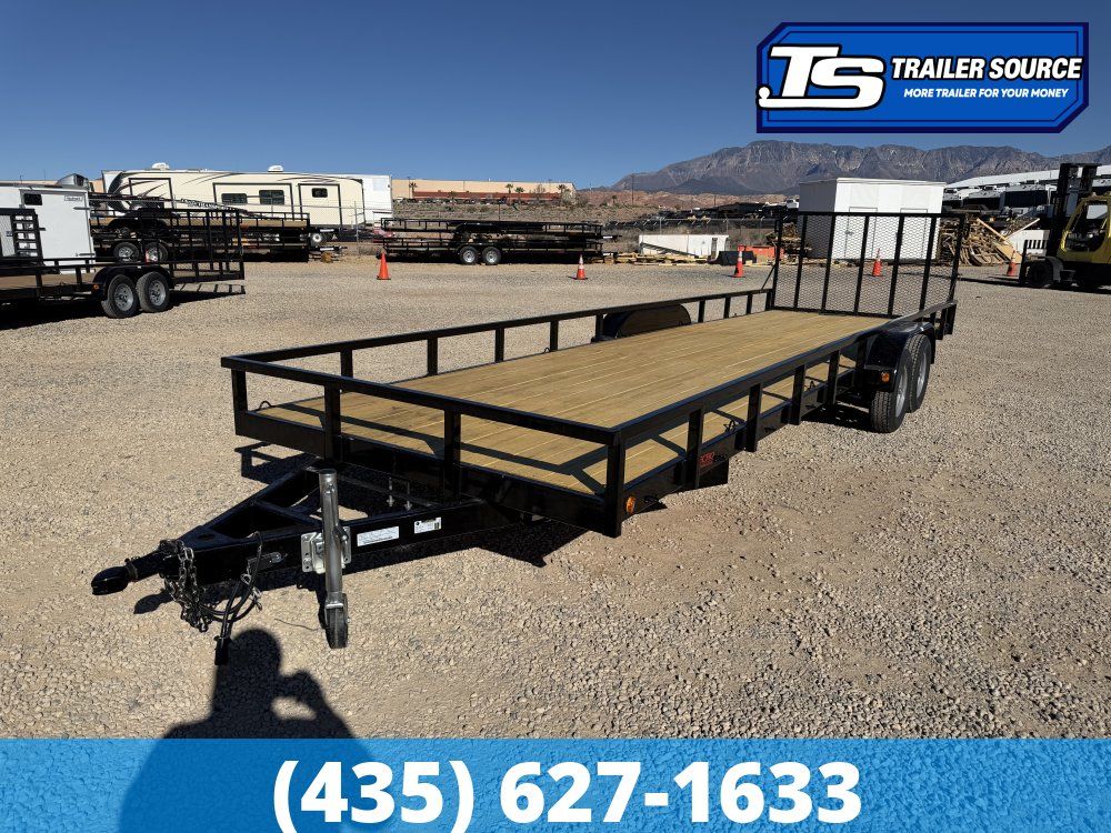 2026 Echo 7x26 7K Tandem Axle Utility Trailer