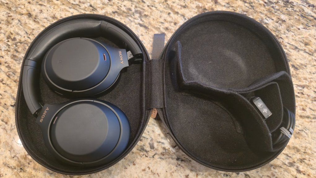 Sony WH-1000XM4 Noise Cancelling Headphones + Case
