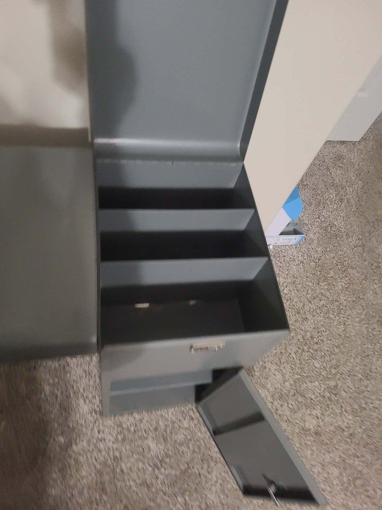 vintage military field desk, foldable