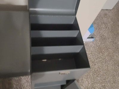 vintage military field desk, foldable